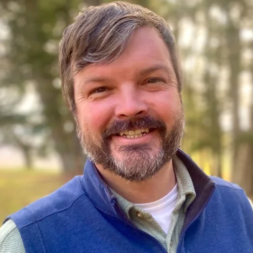 Bill Brown, LCMHC at Confluence Behavioral Health outdoors.